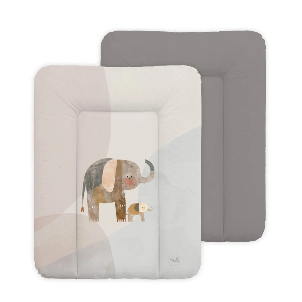 CEBA Podložka přebalovací měkká (50x70) Basic Elephant Family