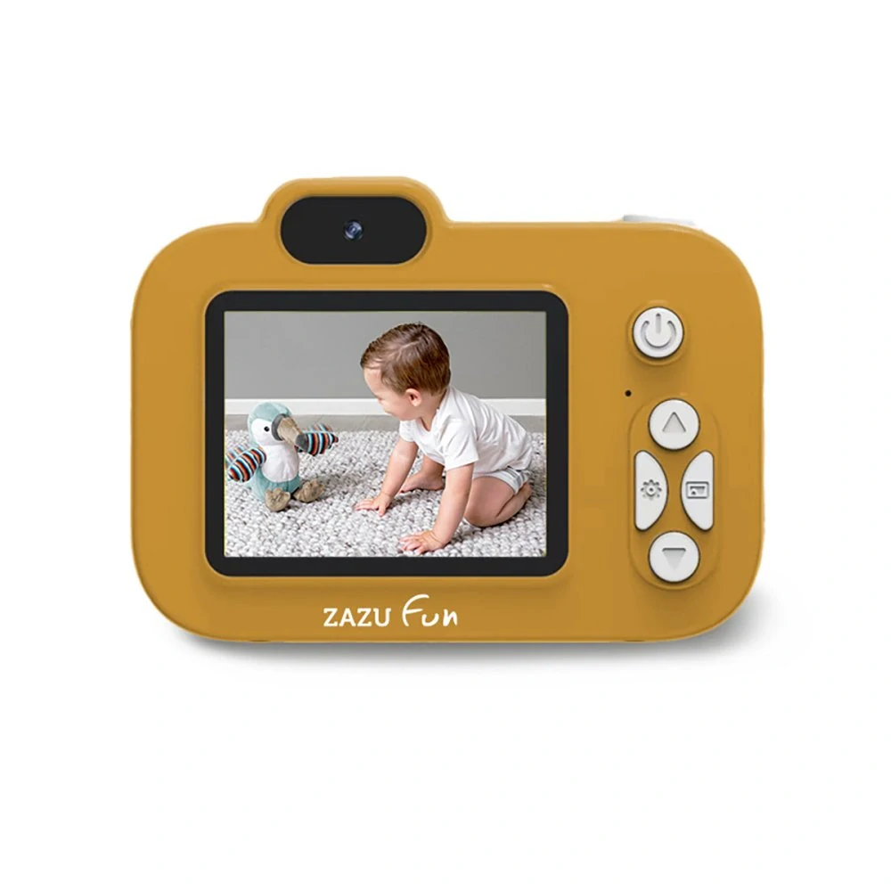 Zazu FUN - Dětský digitální fotoaparát - žlutý