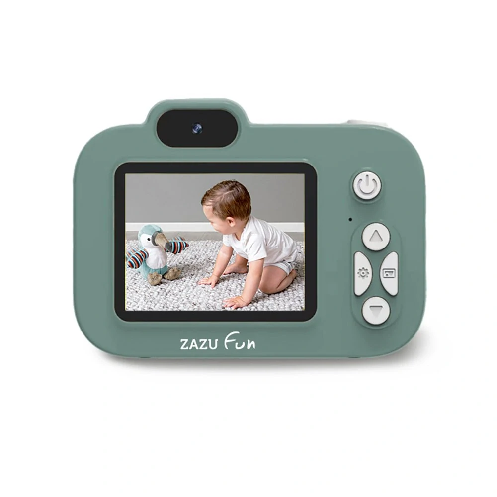 Zazu FUN - Dětský digitální fotoaparát - zelený