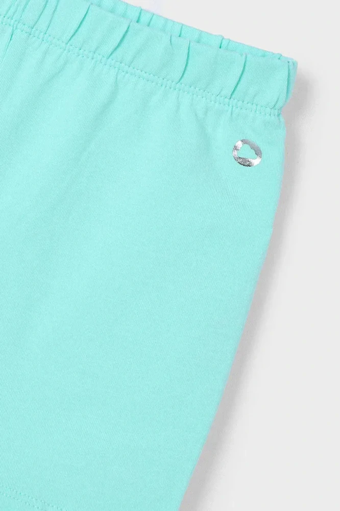 Krátké legínové kraťasy Mayoral 3208-48 mintové