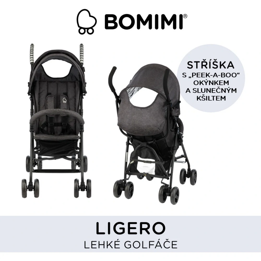 Bomimi LIGERO golfky, (6m-15kg), ANTHRACITE  melange