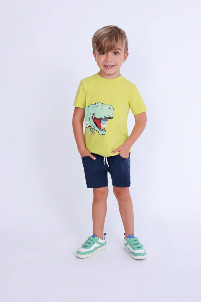 Chlapecké triko Dino Blue Seven 802370 žluté velikost 128