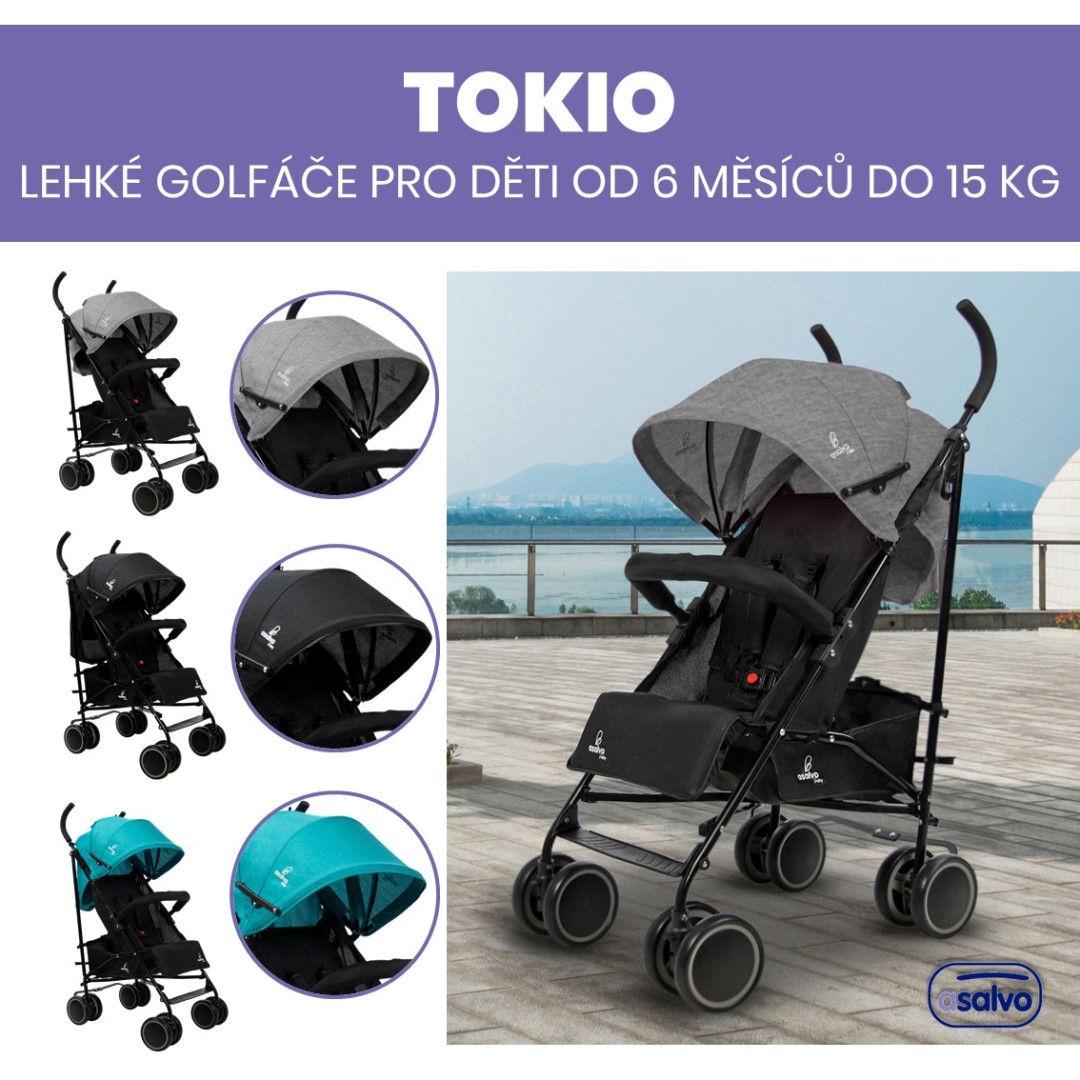 Golfové hole Asalvo Tokio Anthracite