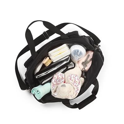 BABYONO Taška přebalovací cestovní 40x20x25 cm - black