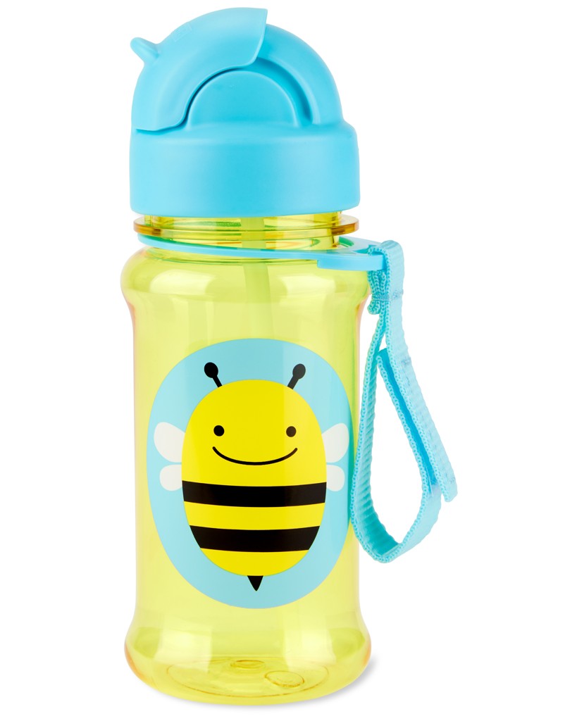 SKIP HOP Zoo tritan Láhev s brčkem 355ml Včelka 12m+