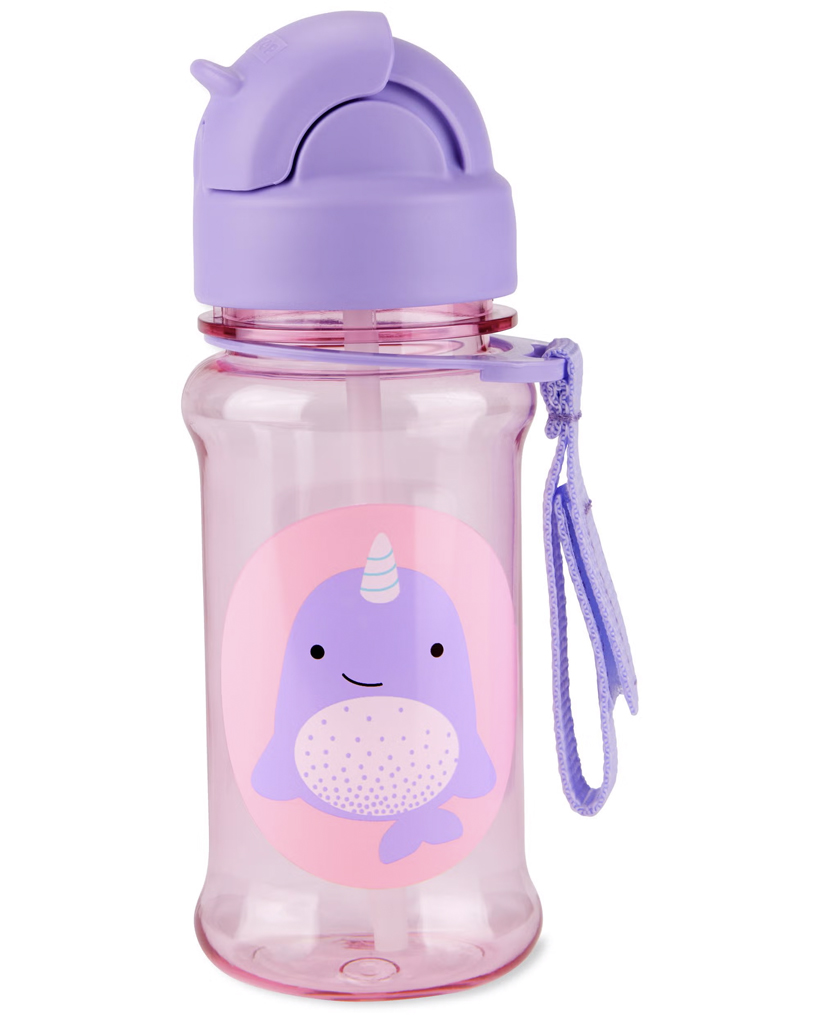 SKIP HOP Zoo tritan Láhev s brčkem 355ml Narval 12m+