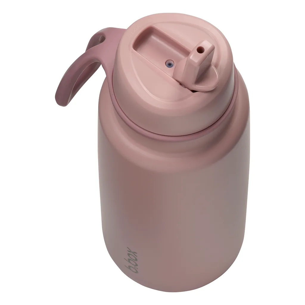 b.box Nerezová termolahev s brčkem 1L - Berry Smoothie