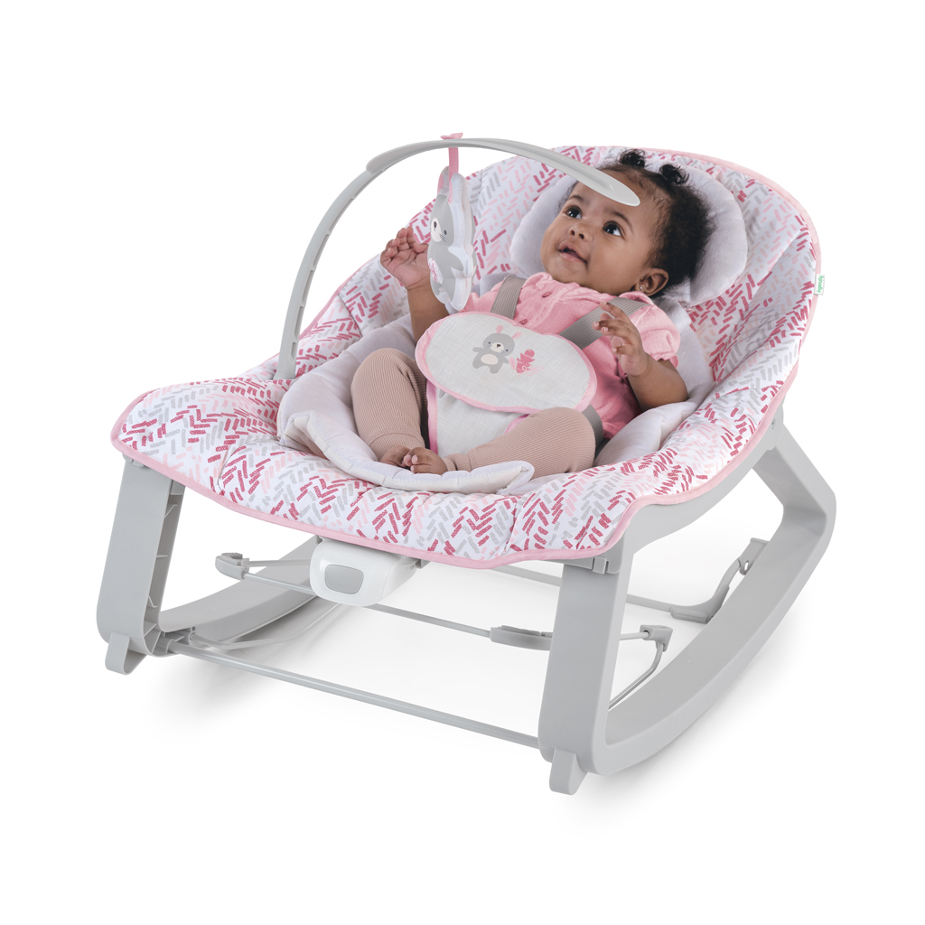 INGENUITY Lehátko vibrující 3v1 Keep Cozy™ Lily  0m+, do 18kg