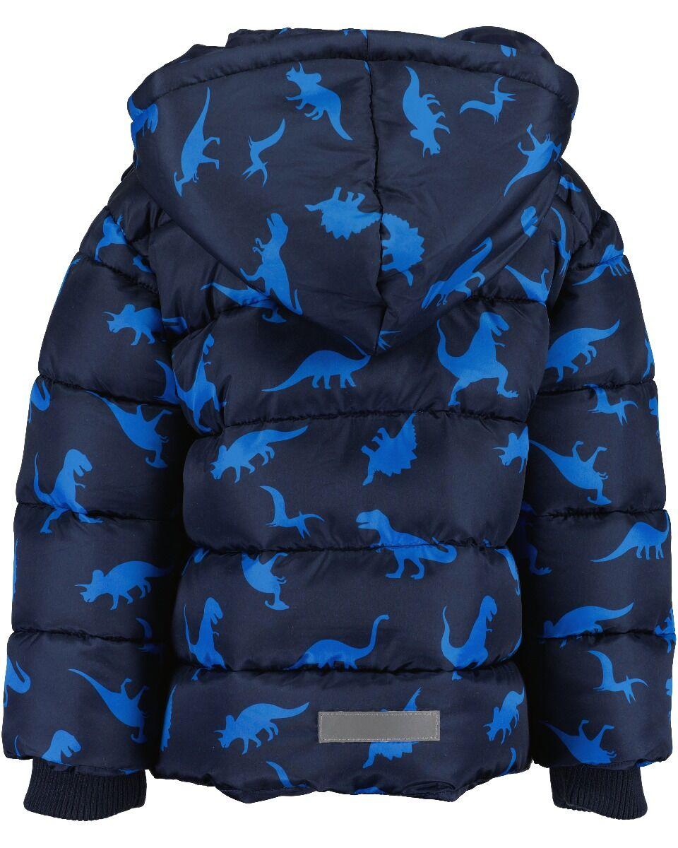 Chlapecká zimní bunda s dinosaury BLUE SEVEN velikost 122