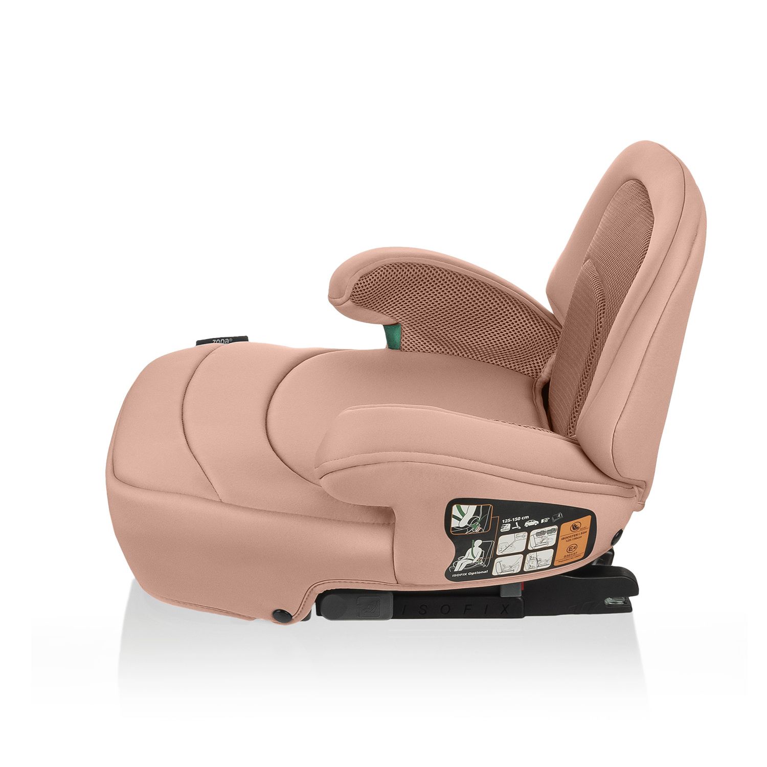 ZOPA Autosedačka iBooster i-Size Coral Pink