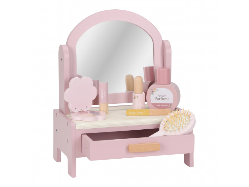 Little Dutch Toaletní stoleček dřevěný Pink