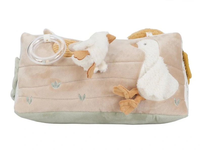 Little Dutch Polštářek trojhranný s aktivitami Newborn Naturals