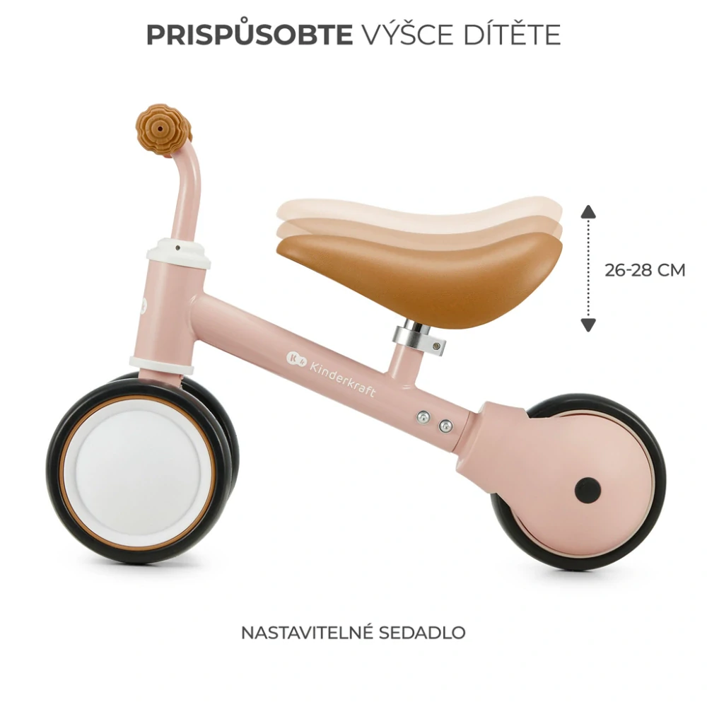 KINDERKRAFT Odrážedlo Cutie Pink