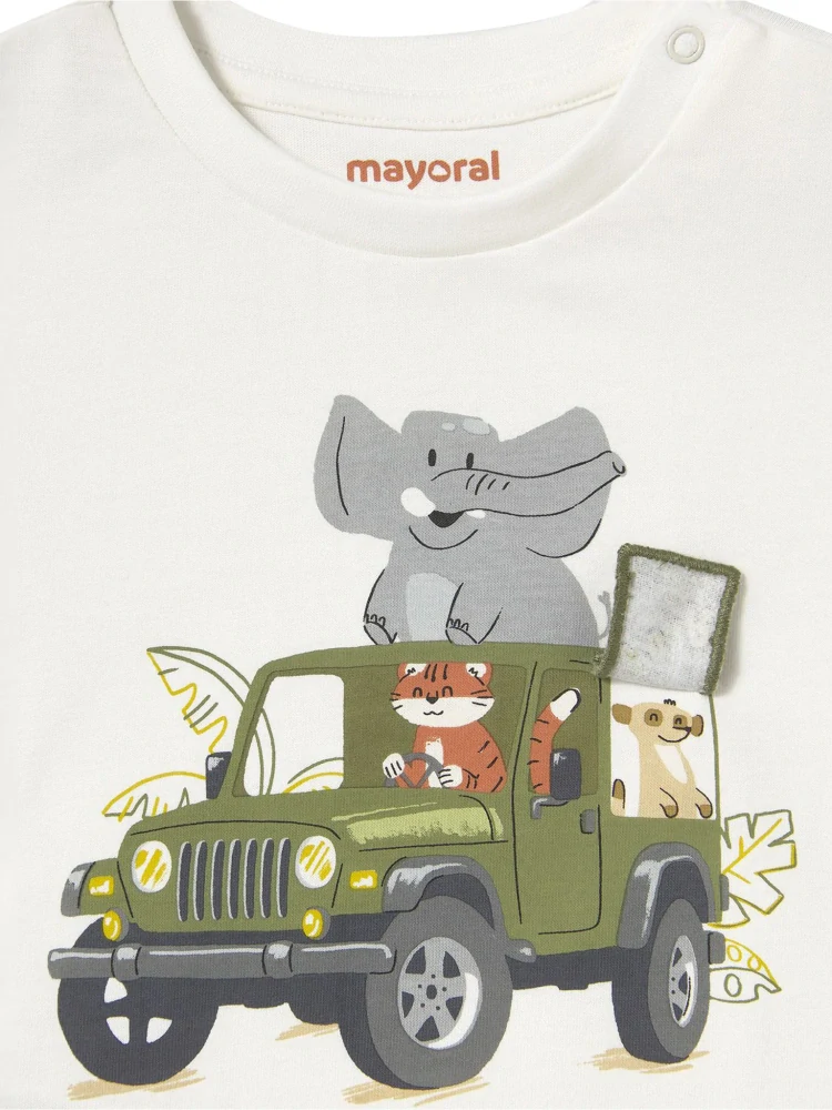 Chlapecké triko krátký rukáv Safari Mayoral 1053-10