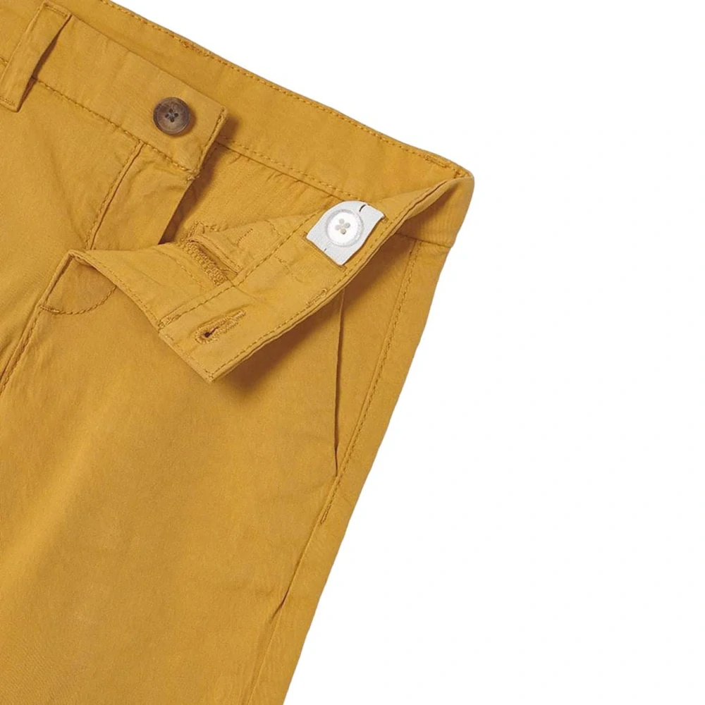 Chlapecké Chino plátěnné kraťasy Mayoral 202-55 Okrové