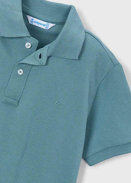 Chlapecké triko polo krátký rukáv Mayoral 150-12 Basic Zelené
