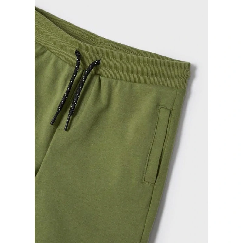 Chlapecké bavlněnné kraťasy Mayoral 611-76 Khaki zelené