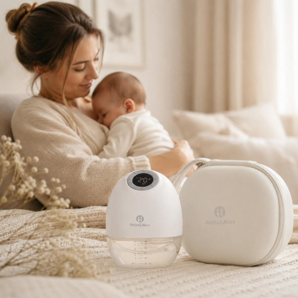 PETITE&MARS Odsávačka mateřského mléka elektrická handsfree Gaia