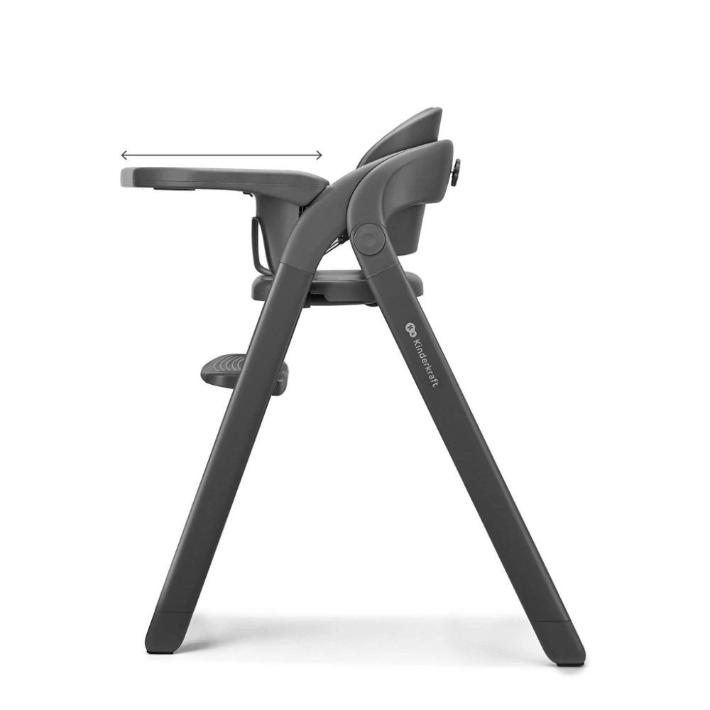 KINDERKRAFT Jídelní židlička Tino Grey