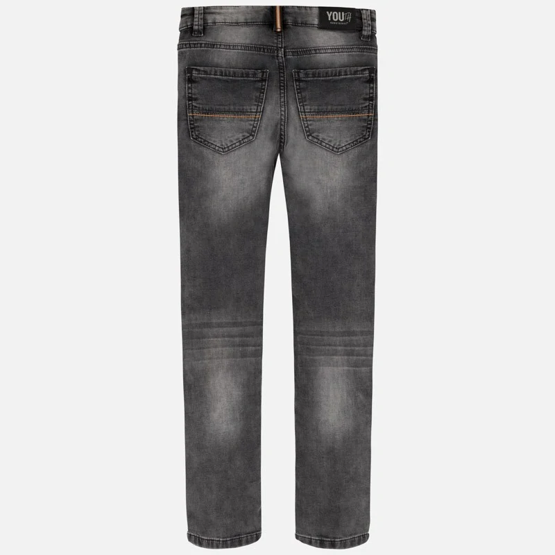 Chlapecké elastické rifle Mayoral 6520-85 Šedé velikost 152