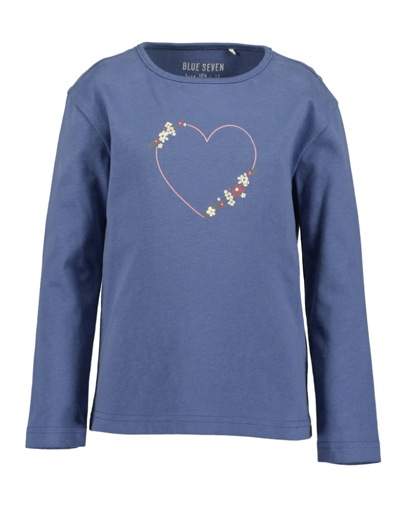 Dívčí triko Blue Seven 750812 Srdíčko modré