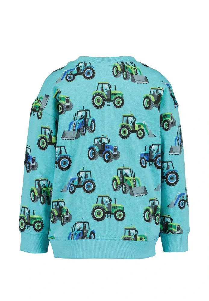 Chlapecké mikina Traktory Blue Seven 817668 Tyrkysová velikost 122