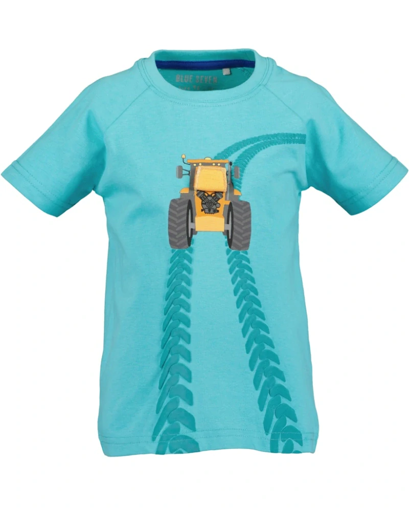 Chlapecké tričko krátký rukáv Traktor Blue Seven 802424 Tyrkysově modré