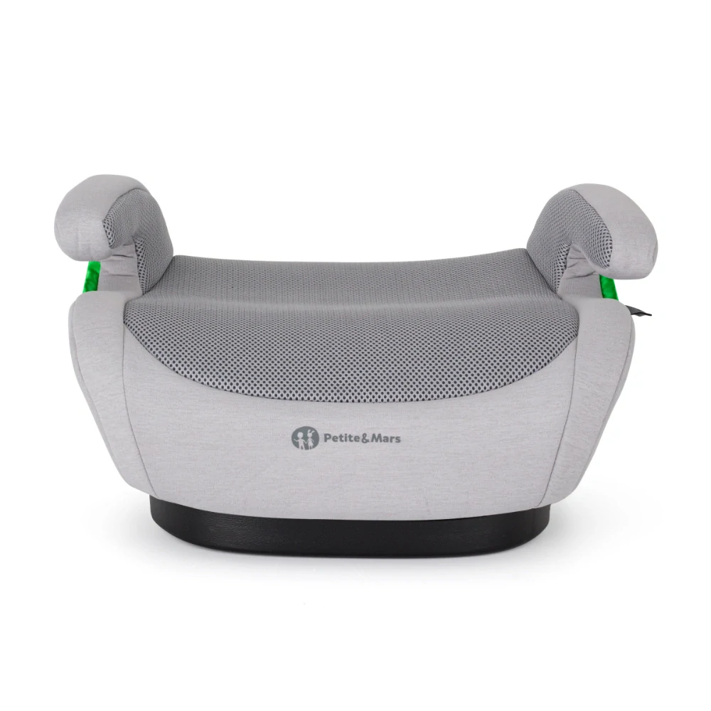 PETITE&MARS Podsedák Optimus Pro i-Size Air Gentle Grey 125 - 150 cm (22-36 kg)