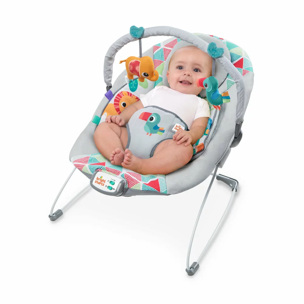 BRIGHT STARTS Lehátko vibrující Toucan Tango 0m+  do 9kg