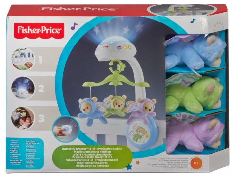 Fisher Price Kolotoč Motýlci