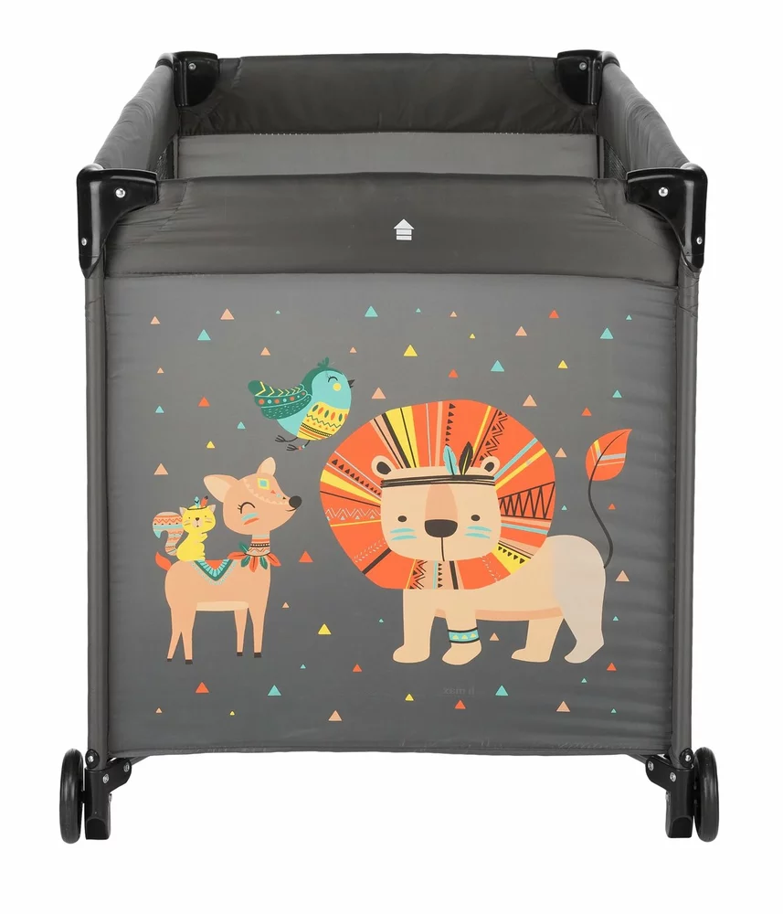 Cestovní postýlka Koot Lion Grey Petite&Mars