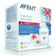 Sada Avent Royal - lahev Anti-colic Classic 260 ml + 2 šidítka 6-18m