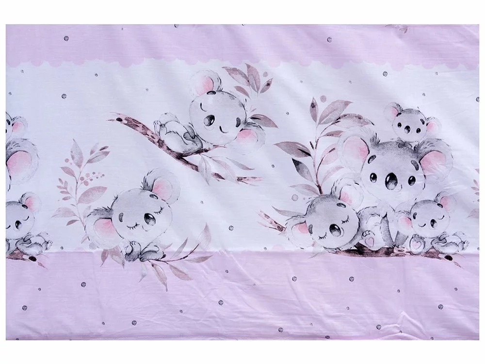 Povlečení do postýlky 2dílná Scarlett Koala - růžová 135x100cm