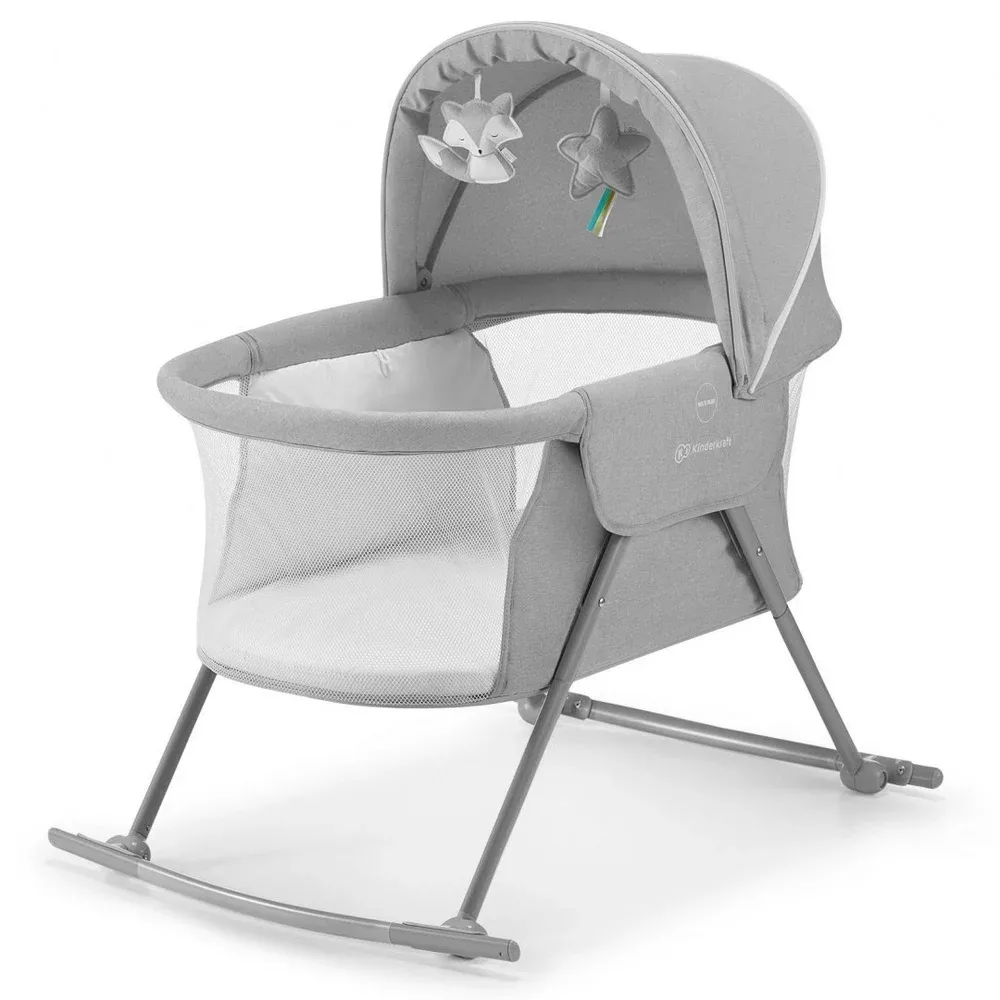Postýlka dětská 3v1 Lovi Gray Kinderkraft