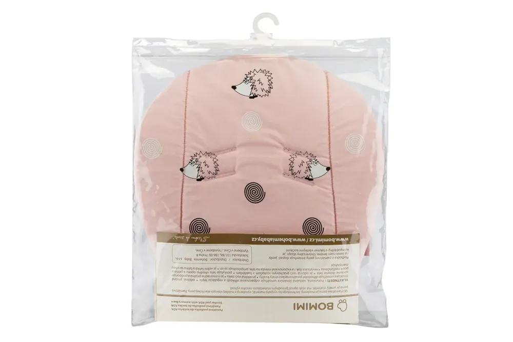 ADA Podložka do kočárku JEŽEK pink