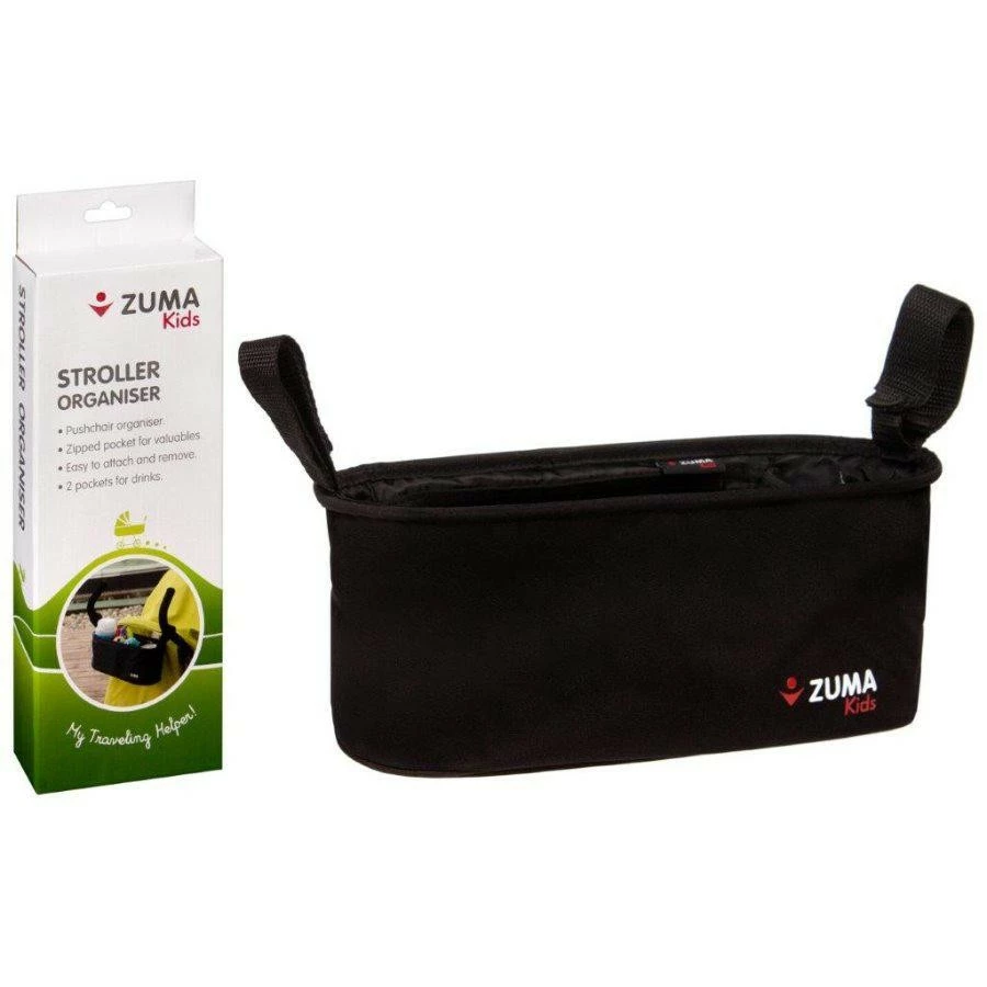 Organizér ke kočárku černý ZUMA Kids