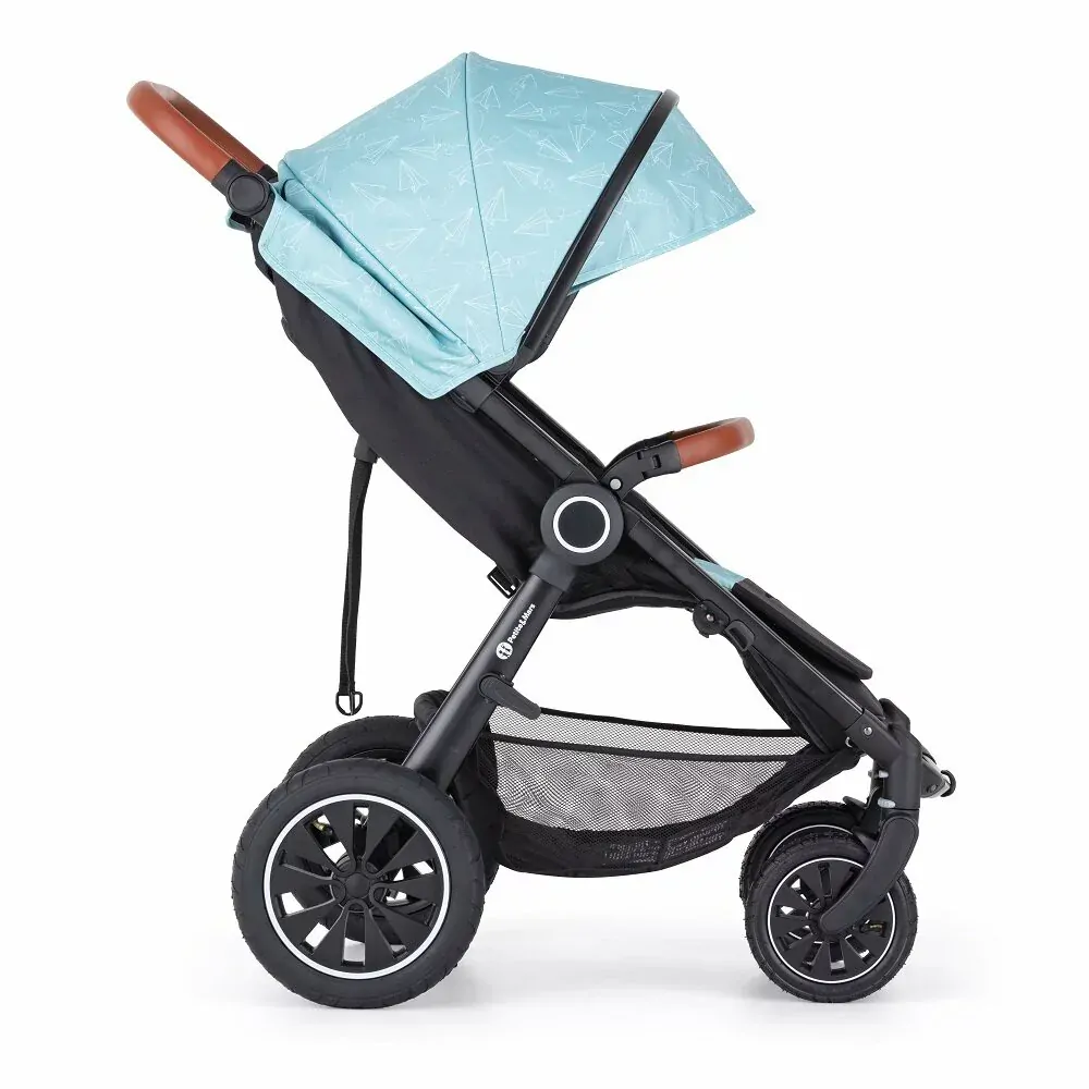 PETITE&MARS Kočárek Street+ Air Oak + Stříška Limited 100 Airplane