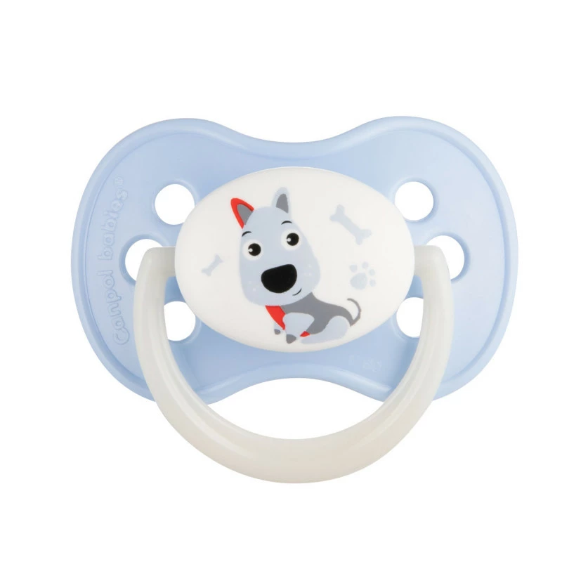 Canpol babies Dudlík kaučukový třešinka 0-6m CUTE ANIMALS Pejsek