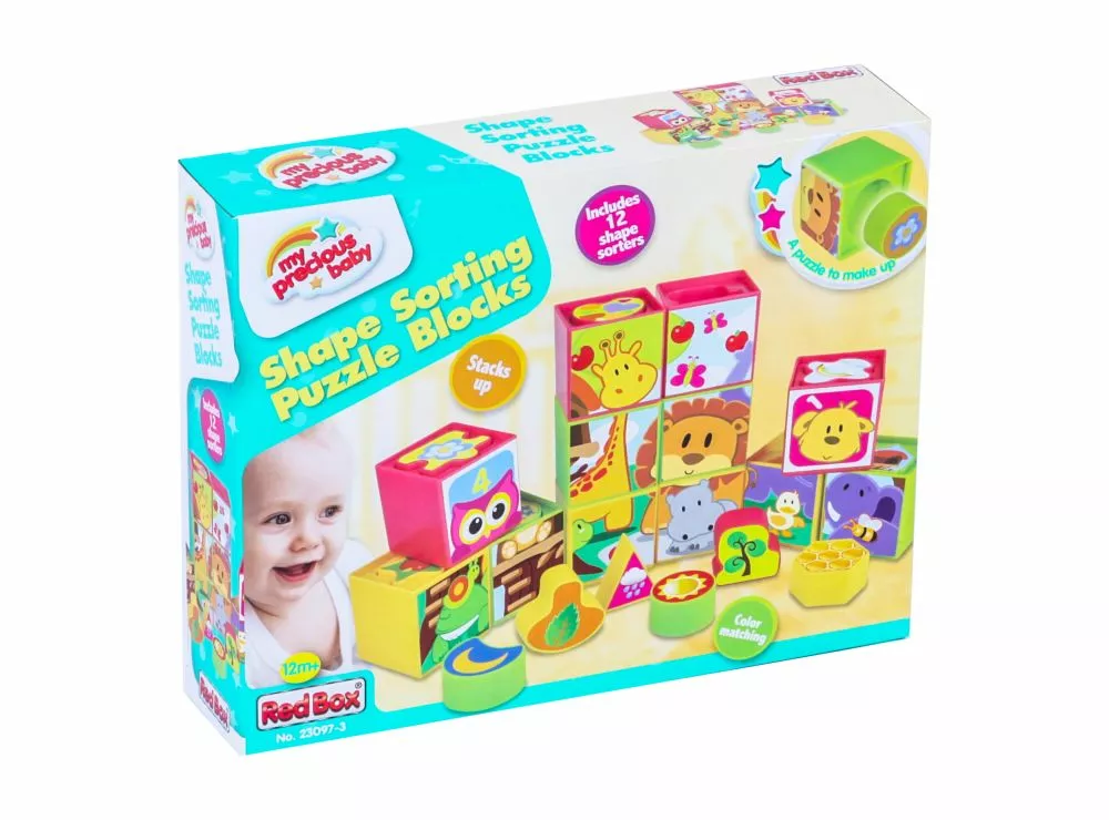Teddies Kostky kubus vkládačka plast
