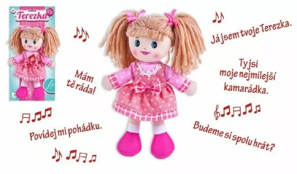 Panenka Terezka česky mluvící  30cm