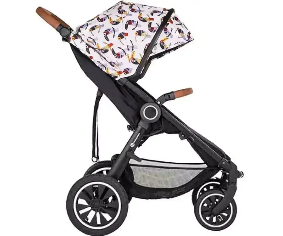 Kočárek PETITE&MARS Street+ Air Oak včetně stříšky a polstrování Limited 100 , Toucan
