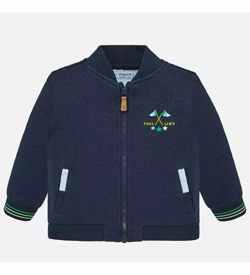 Chlapecká mikina bez kapuce Mayoral 1457 modrá