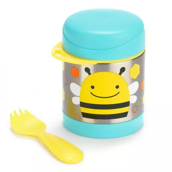 SKIP HOP Zoo Termoska na jídlo se lžičko/vidličkou Včelka 325 ml, 12 m+