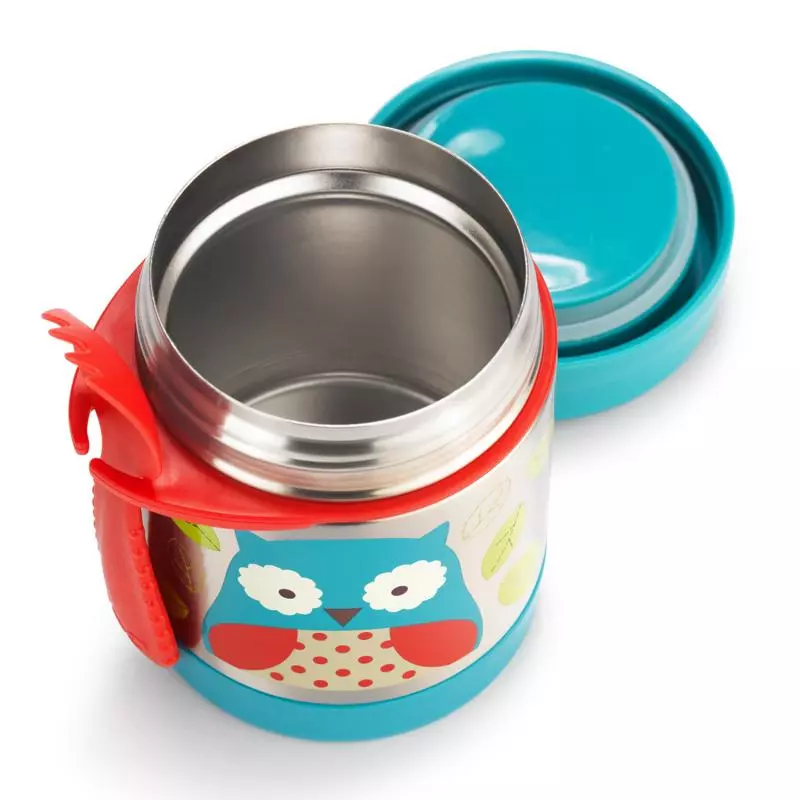 SKIP HOP Zoo Termoska na jídlo se lžičko/vidličkou Sovička 325 ml, 12 m+