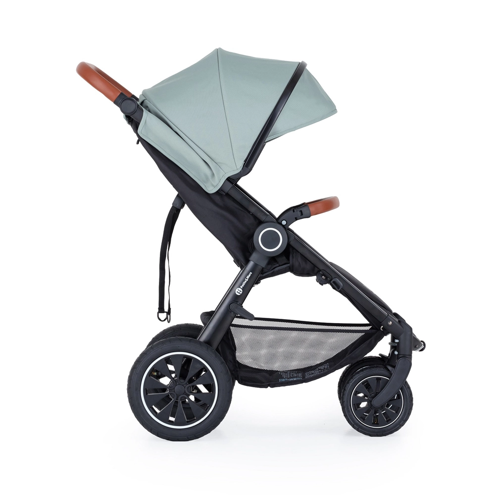 PETITE&MARS Kočárek Street+ Air Oak Iron Green Complete
