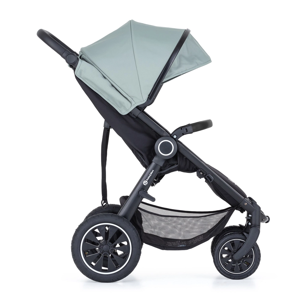PETITE&MARS Kočárek sportovní Street+ Air Black Iron Green Complete