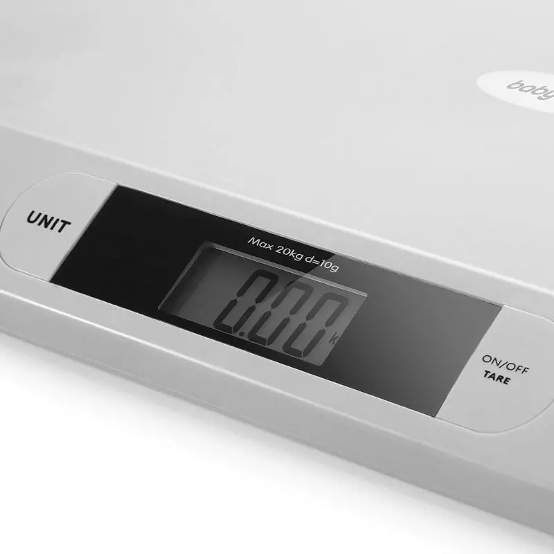 BABYONO Váha elektronická pro děti do 20 kg šedá