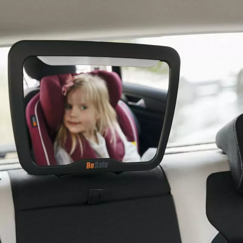 BeSafe Dětské zpětné zrcátko do auta s osvětlením XL 2