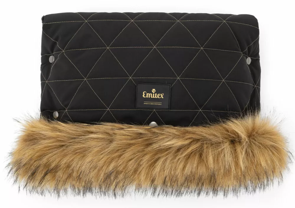 Emitex Rukávník na kočárek Diamond Luxury Gold