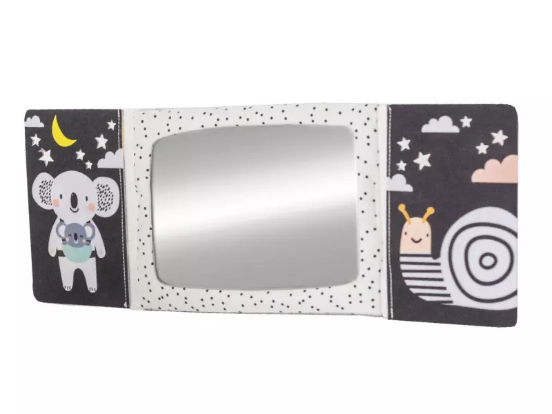 Taf Toys knížka pro hru na bříšku se zrcátkem 